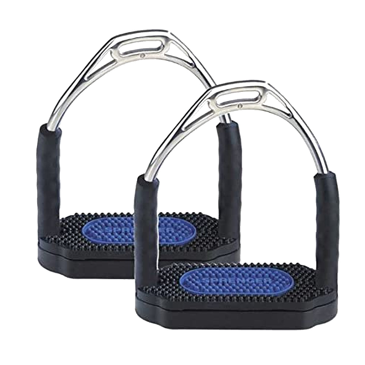 Herm Sprenger Bow Balance Stirrups - Premium German Stainless Steel Equestrian Stirrups for Jumping & Dressage | Ergonomic Design for Comfort & Safety in Horse Riding