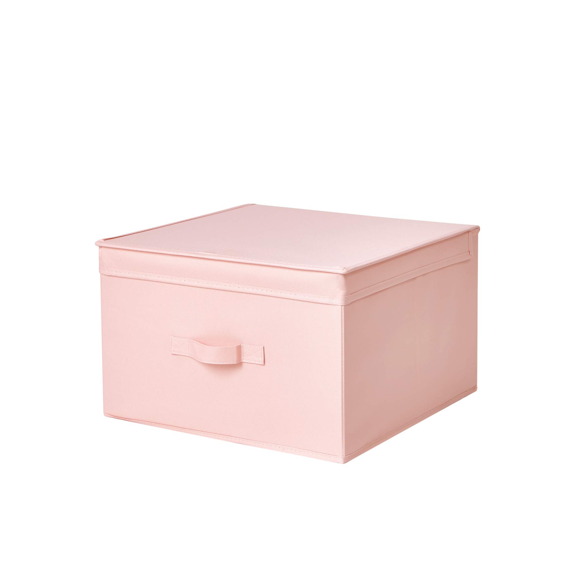 DormCo Jumbo Storage Box - Extra Large College Dorm Organizer with Lid - Rose Quartz Pink - Perfect for Closet, Under Bed & Dorm Room Storage