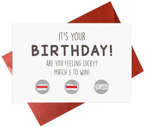 Birthday Scratch Card