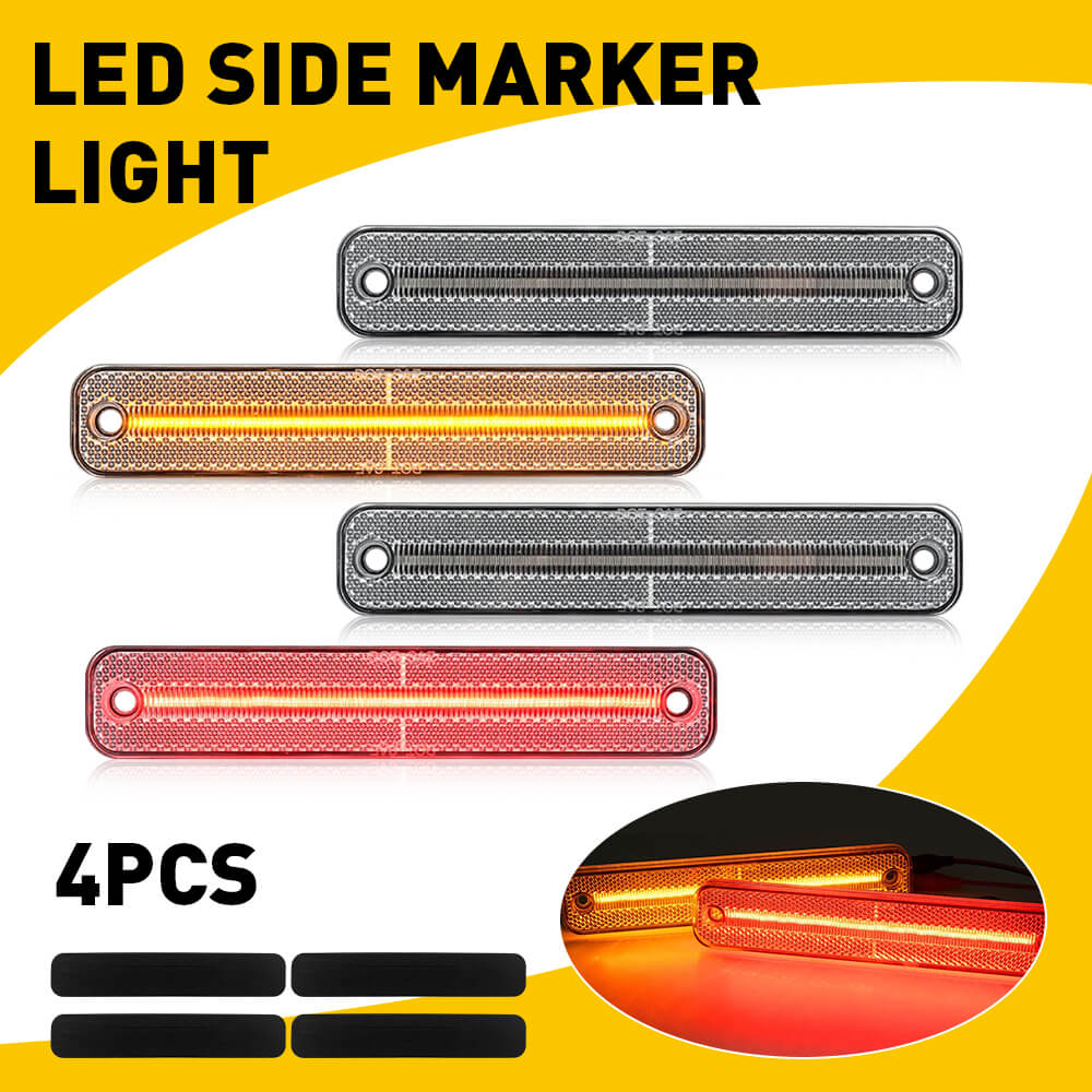 Clear Len Side Marker Lights