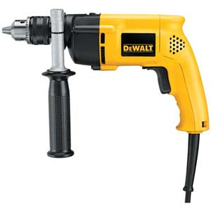 DEWALT D21710K 600W Heavy Duty Single Speed Percussion Drill - 220V Power Tool for Construction, Woodworking & DIY Home Projects