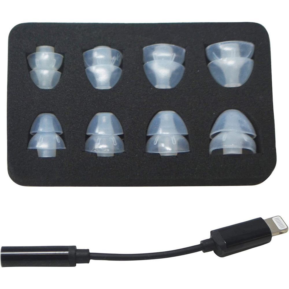 Etymotic ER2 Limited Edition Noise Isolating Earphones with Lightning Adapter & Dual Flange Tips - Perfect for Audiophiles, Musicians, and Travelers