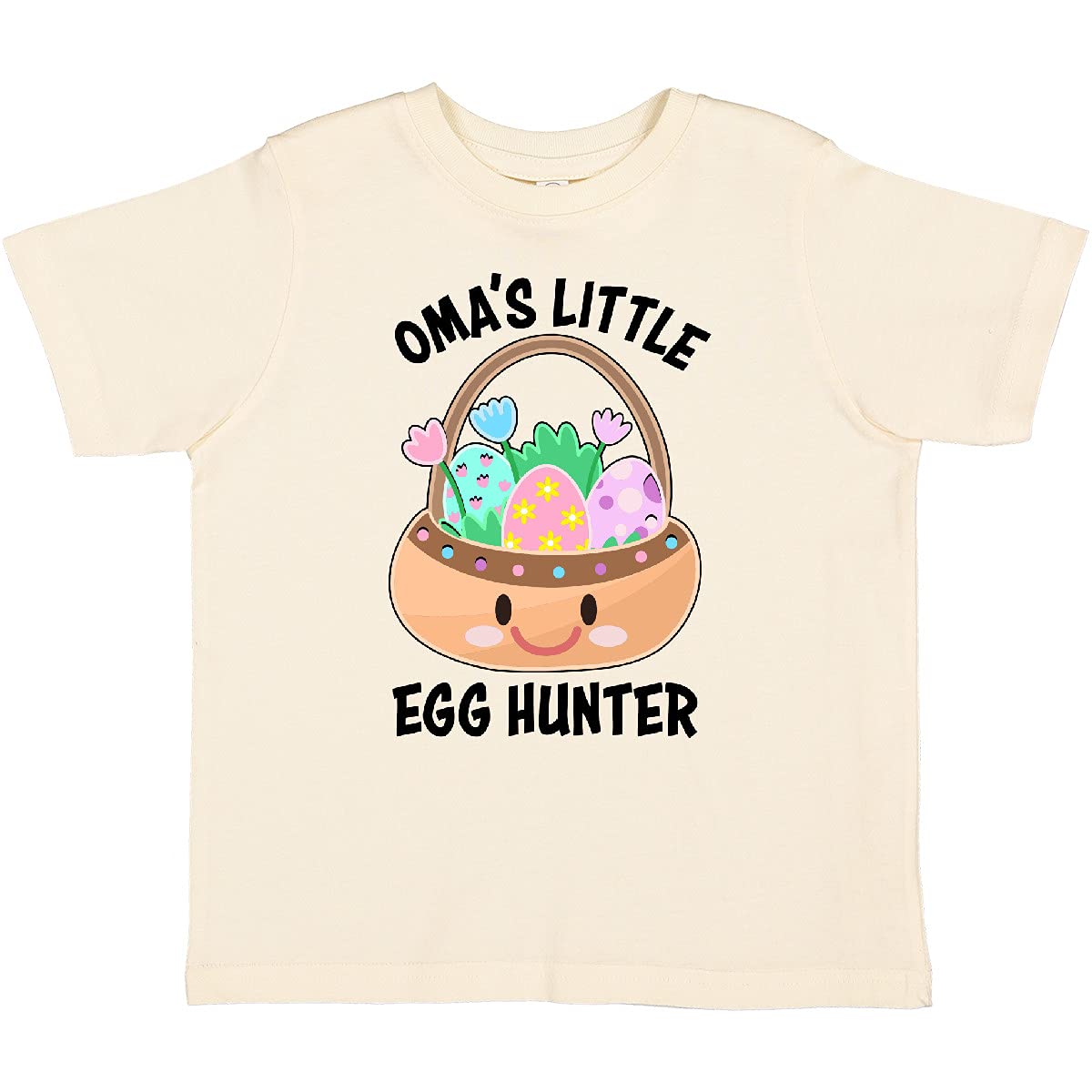 Inktastic Omas Little Egg Hunter Toddler T-Shirt - Cute Easter Egg Hunting Outfit for Boys & Girls - Perfect for Easter Celebrations, Family Gatherings & Spring Photoshoots