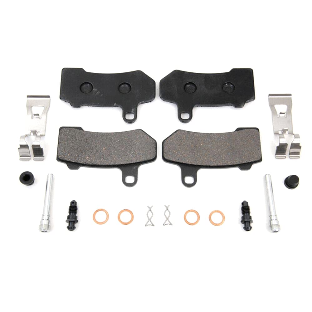 High-Quality Zinc Front Brake Pad Pin Kit for Cars & Trucks - Durable Brake Hardware for Smooth Stopping Power - Perfect for DIY Auto Repairs & Maintenance
