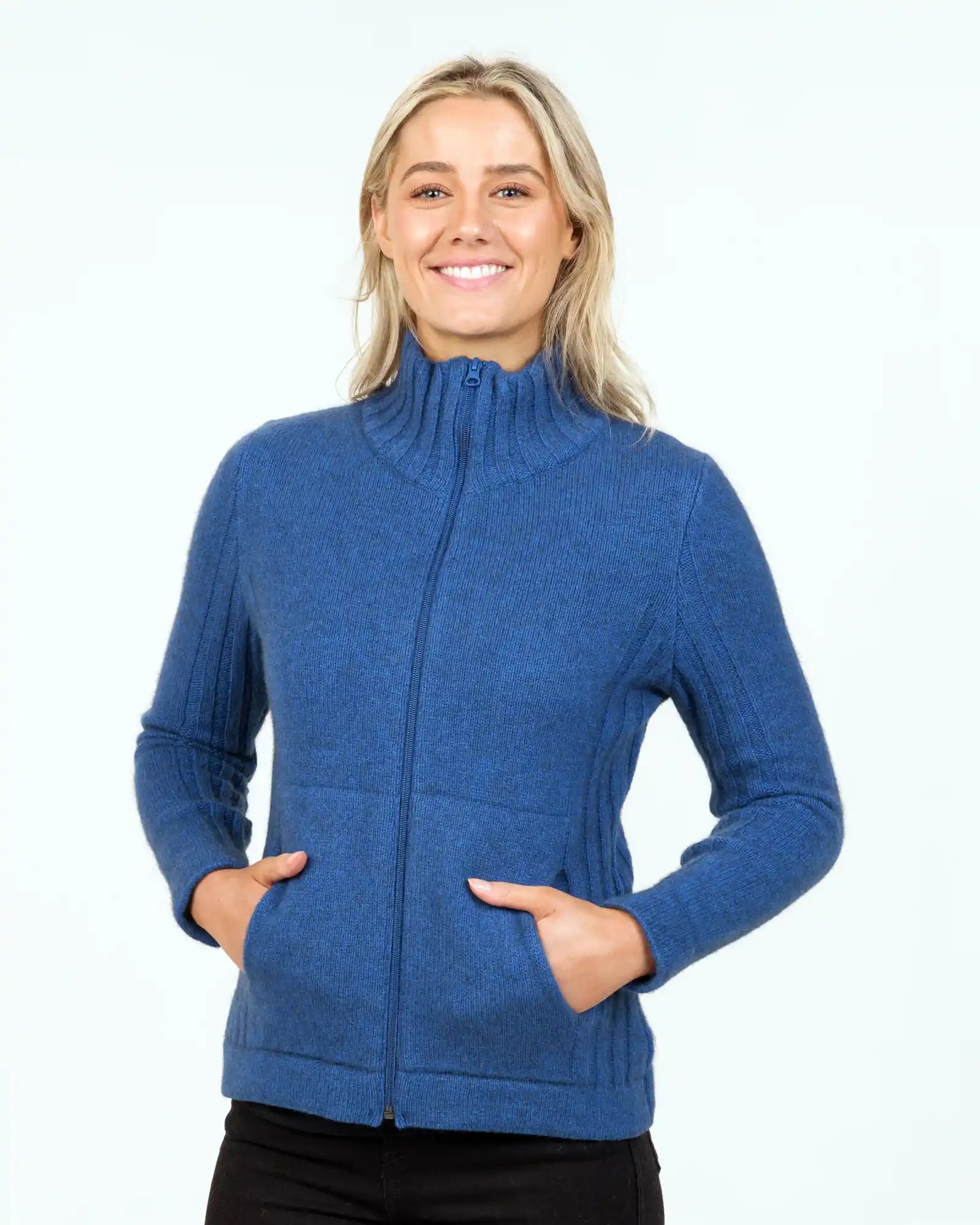 Cornflower Women's Essential Jacket in Possum Merino - Lightweight Warm Winter Coat for Outdoor Activities NS832 | Perfect for Hiking, Travel & Everyday Wear