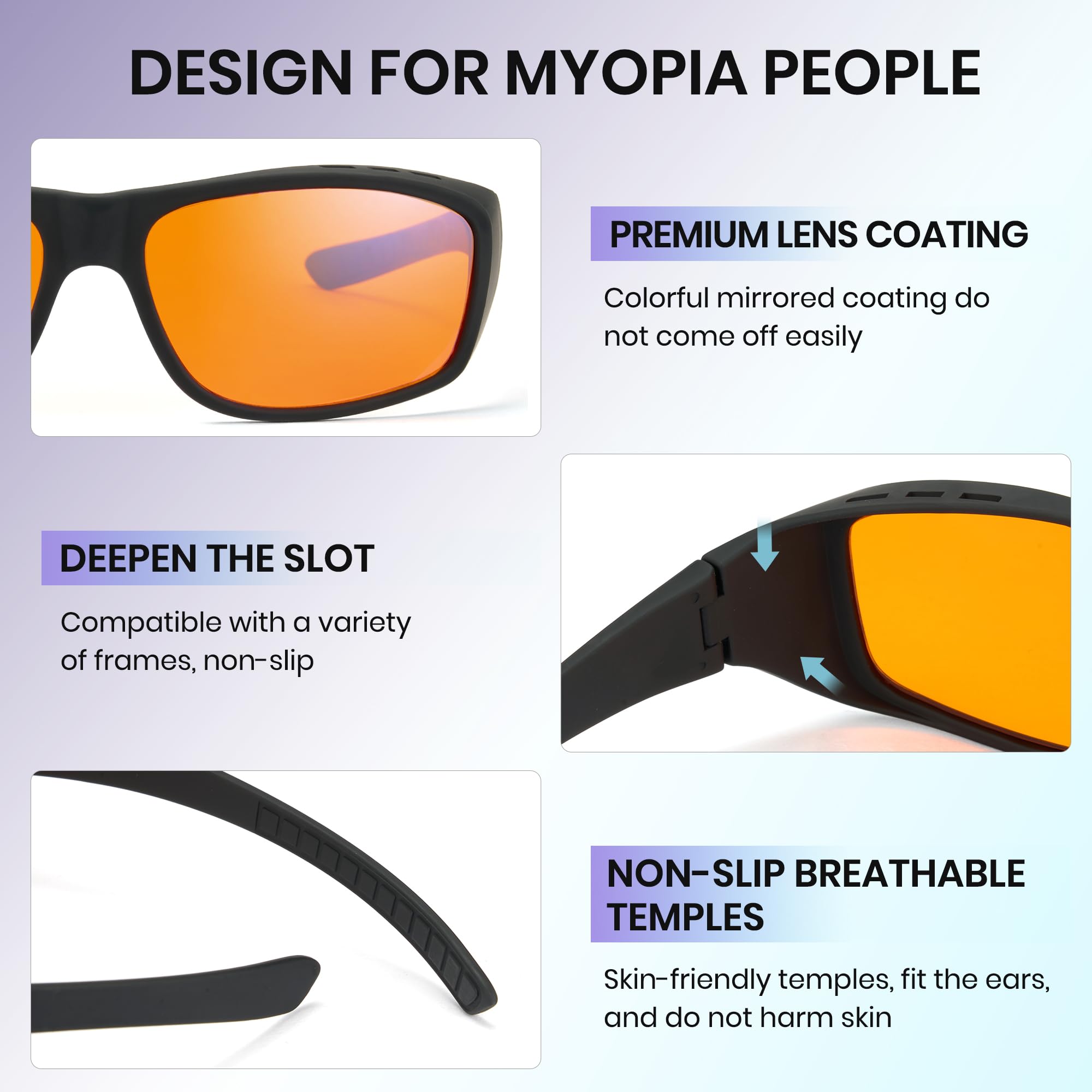 Cyxus Blue Light Blocking Glasses for Men & Women - Anti Eye Strain Computer Glasses, Gaming Glasses, Screen Protection (Model 8180) - Perfect for Office Work, Online Classes & Late-Night Gaming