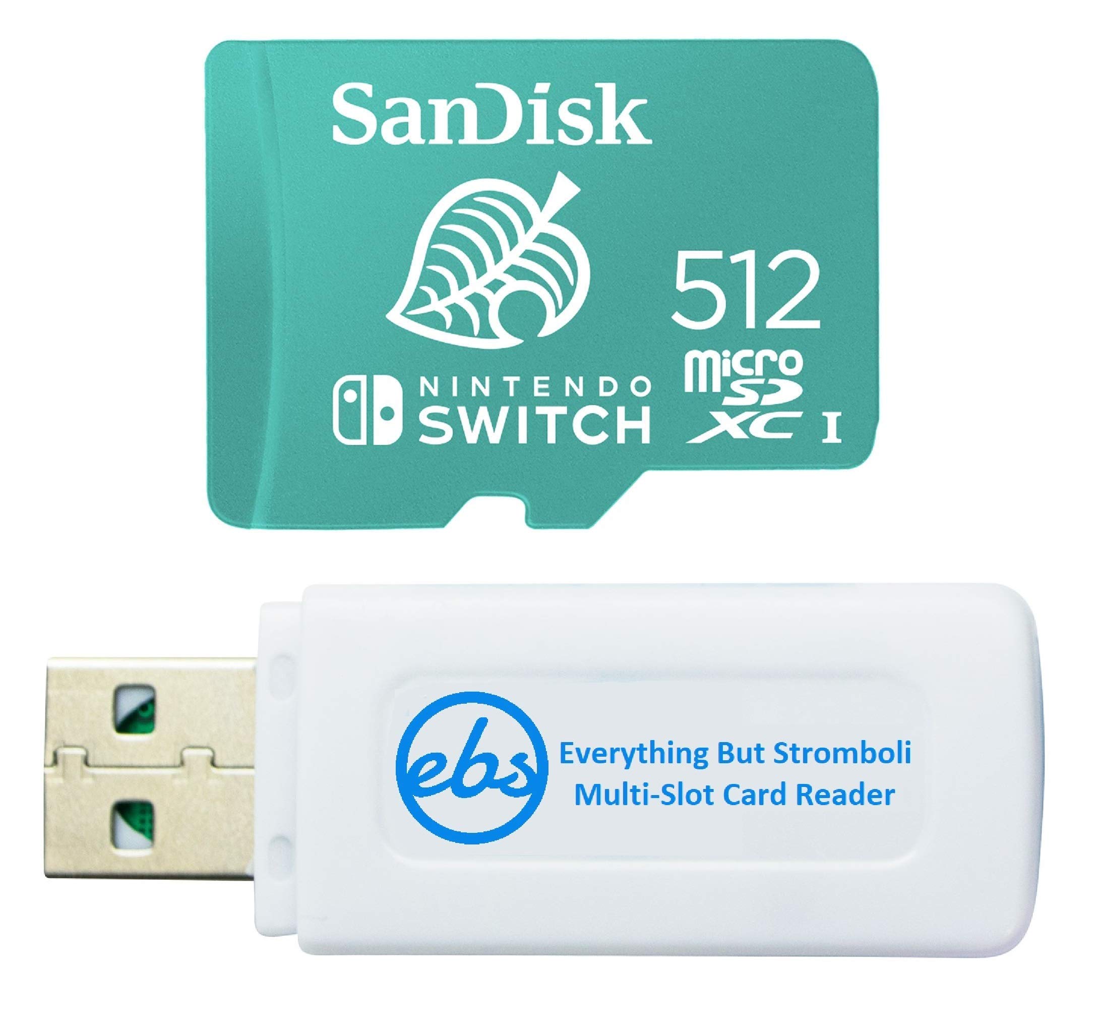 SanDisk 512GB MicroSDXC Card for Nintendo Switch & Switch Lite - High-Speed Memory Card with Adapter (SDSQXAO-512G-GNCZN) - Perfect for Gaming, 4K Video & Mobile Storage Expansion