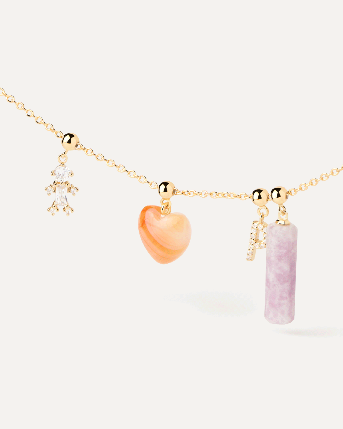 GRID Quartzite Charm - Elegant & Durable Stone Pendant for Jewelry Making, DIY Crafts, and Gift Giving | Perfect for Necklaces, Bracelets, and Home Decor