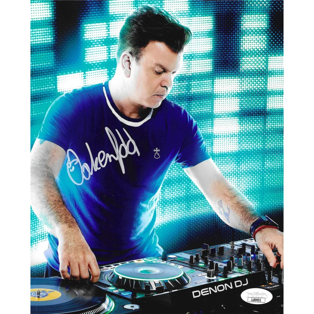 DJ Paul Oakenfold Autographed 8x10 Photo with JSA COA - Signed Memorabilia from Area 51 Dance Party | Perfect for Music Collectors, DJ Fans & Home Decor