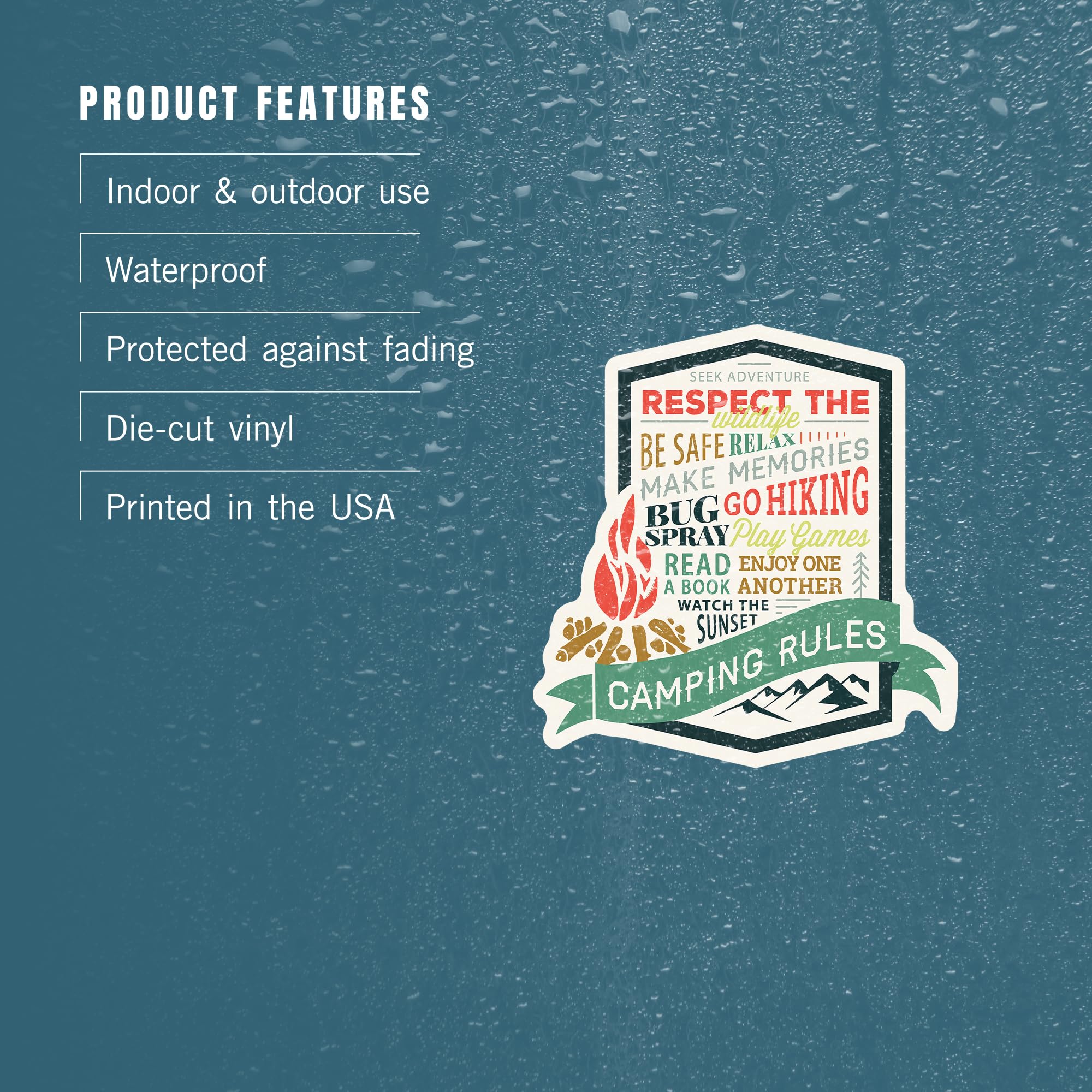 Custom Die Cut Vinyl Stickers 1-3 inches - Waterproof Decals for Cars, Water Bottles, Laptops & Coolers - Perfect for Camping Gear, Outdoor Equipment & Personalization