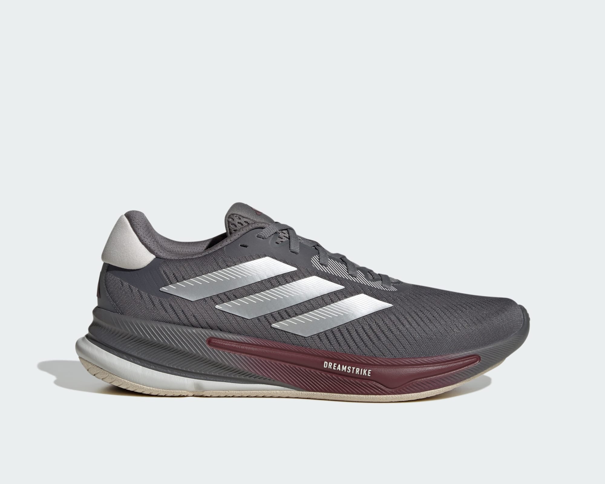 Grey Four / Silver Metallic / Shadow Red