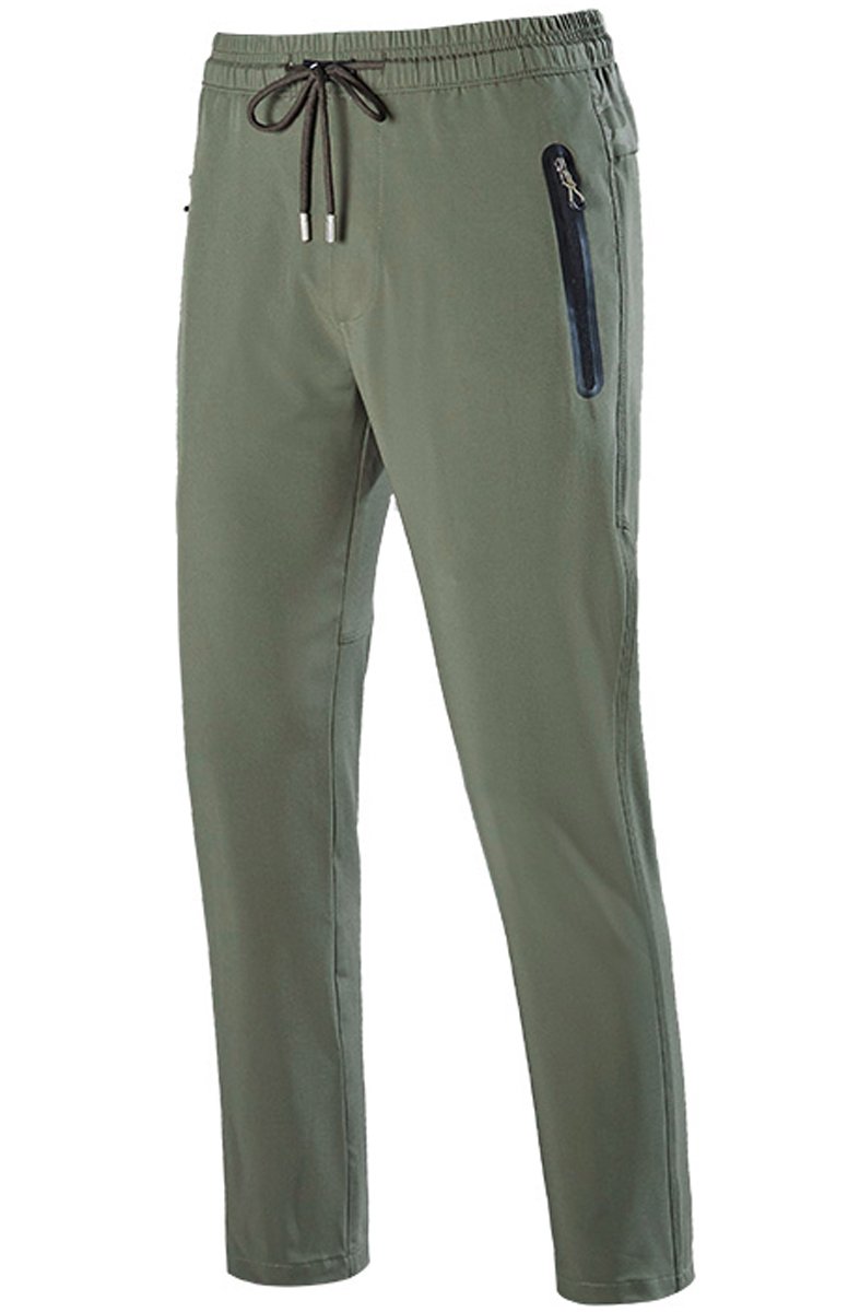 Gopune Men's Lightweight Quick-Dry Hiking Running Sweatpants - Outdoor Athletic Casual Pants with Zipper Pockets - Perfect for Trail Running, Gym Workouts & Everyday Wear