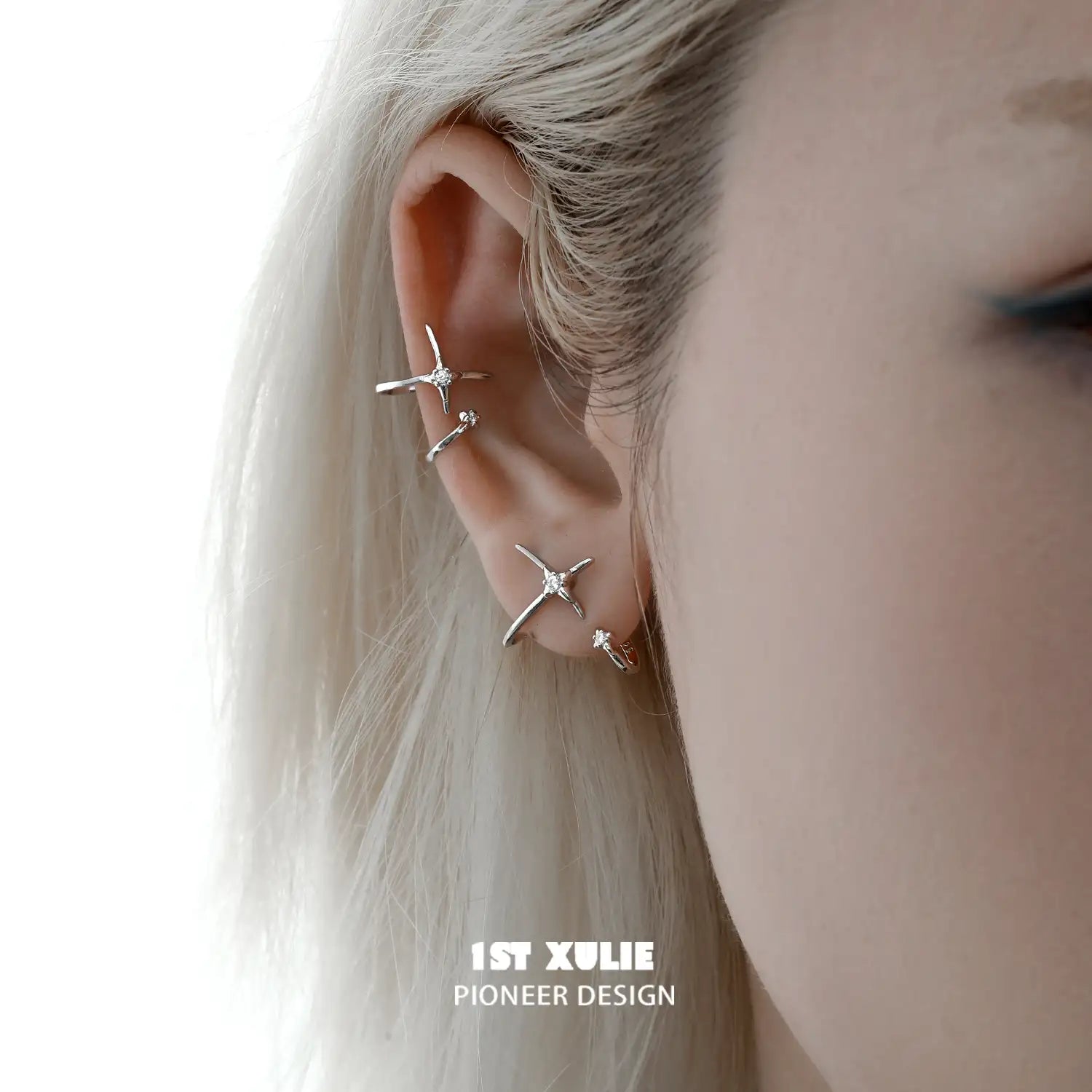 Star Trails S925 Sterling Silver Irregular Planetary Orbit Earrings | Hypoallergenic Fashion Jewelry for Women | Perfect for Parties, Date Nights & Gifts