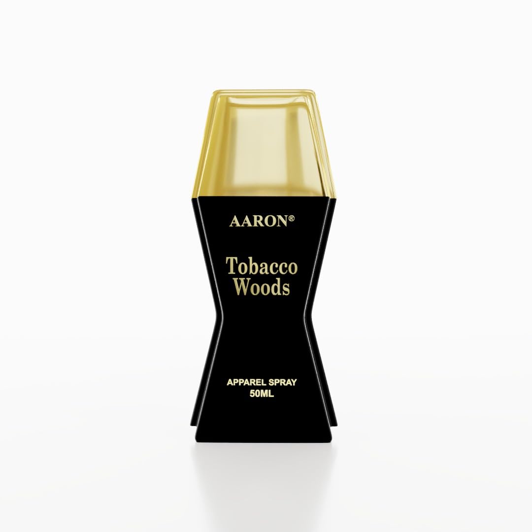 Premium Luxury Aaron 50ml Tobacco Wood Perfume for Men & Women - Long Lasting Fragrance Spray (Pack of 1) | Perfect for Date Nights, Office Wear & Special Occasions