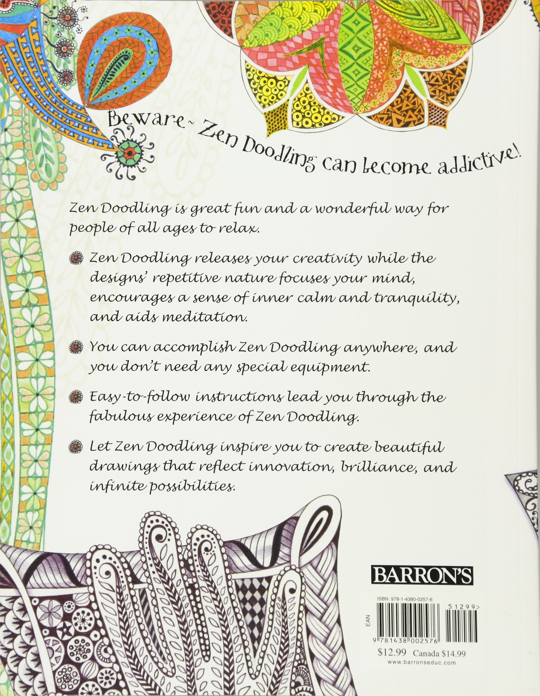 Zen Doodling Art Kit - Creative Mindfulness Drawing Set for Adults & Teens | Stress Relief, Meditation & Relaxation | Perfect for Art Therapy, Journaling & Home Decor