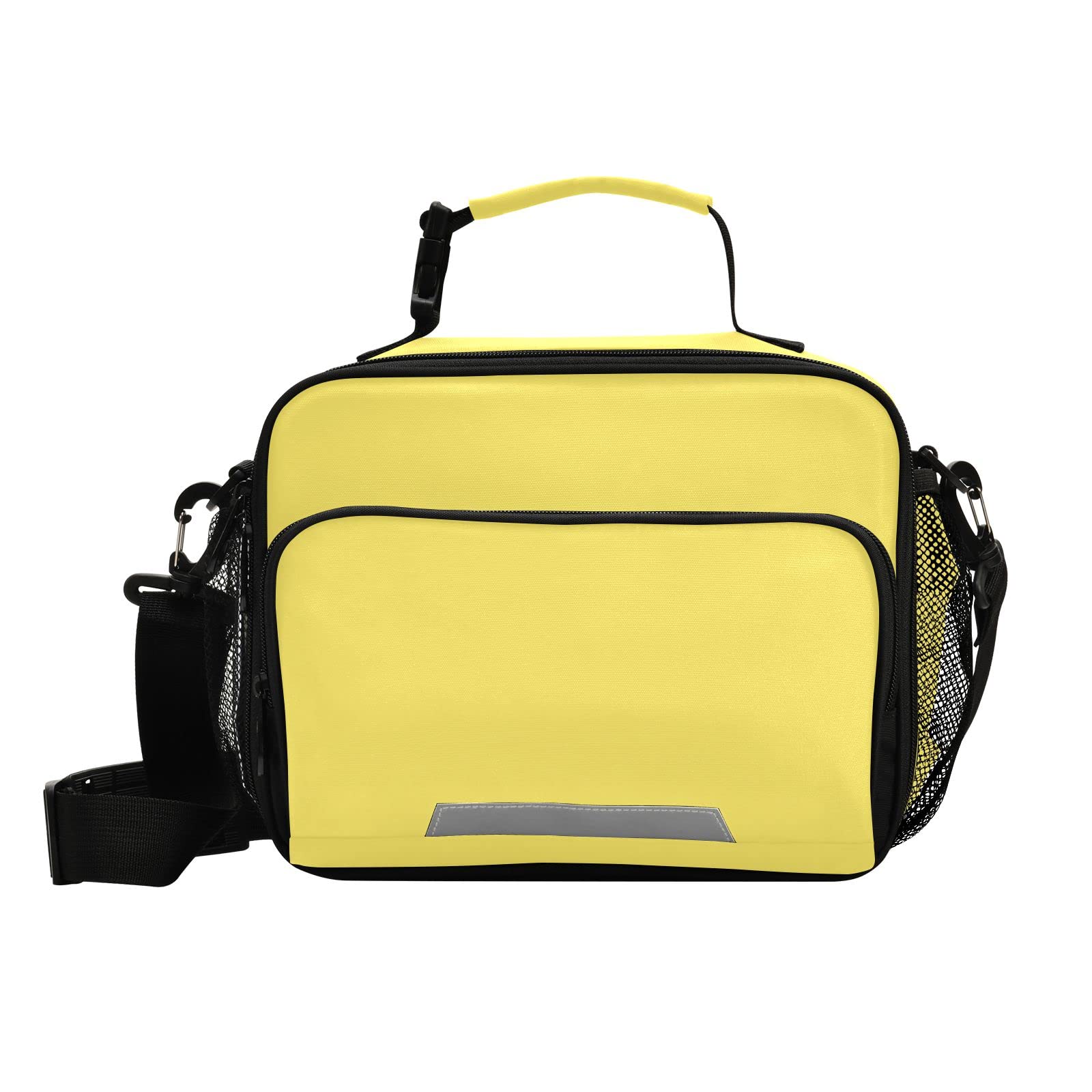 Insulated Reusable Yellow Kids Lunch Box Bag for School, Boys & Girls - Eco-Friendly Lunch Container for Students, Women & Men - Perfect for School, Work, Picnics & Outdoor Activities