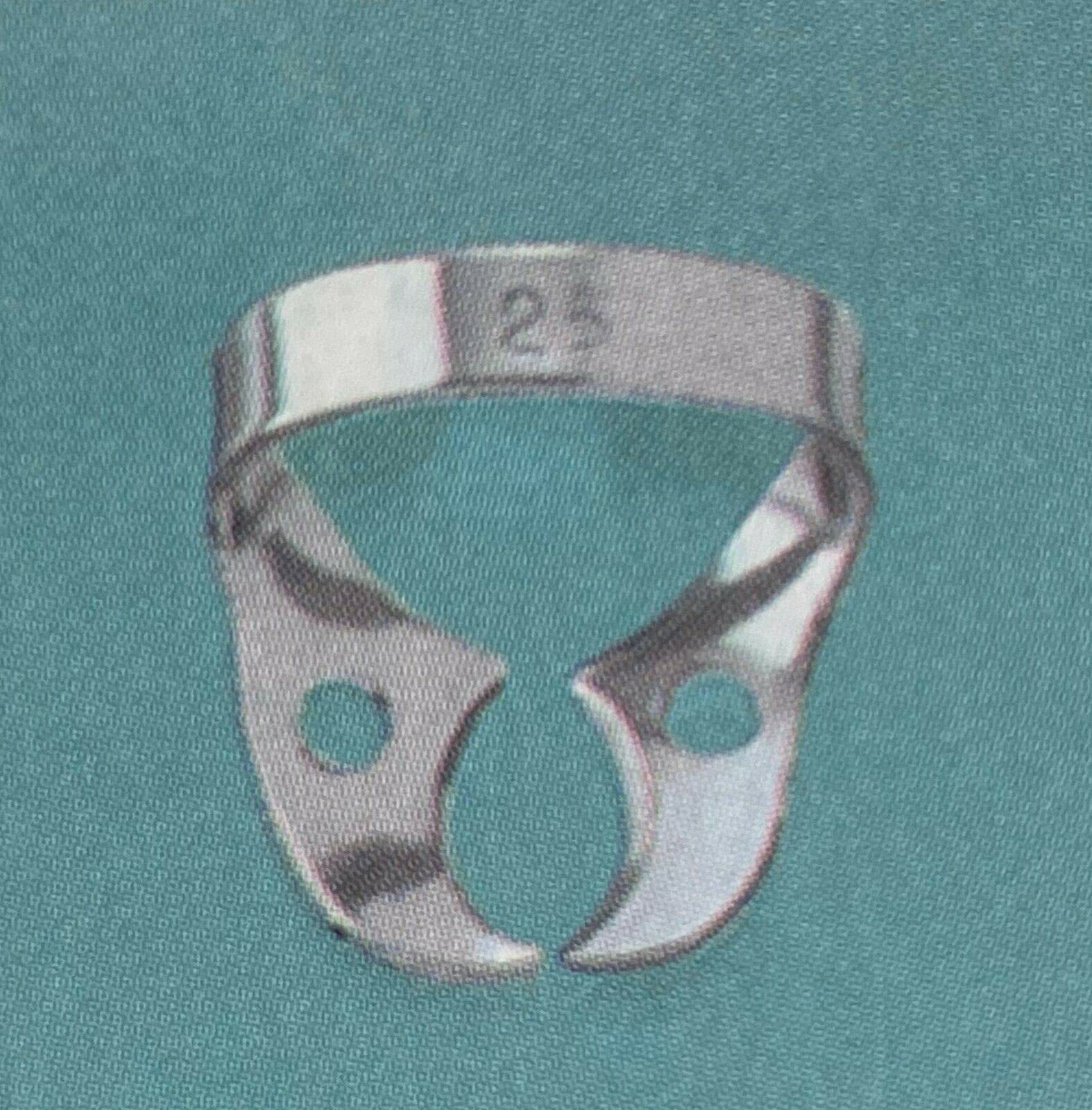 6pcs Endodontic Rubber Dam Clamps for Molars - Dental Instruments Set (#W8A) - Perfect for Root Canal Treatments & Dental Procedures