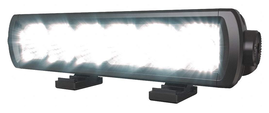 ECCO Utility Light Bar - 9x9x2.1 Inch LED Work Light with 0.7A Current for Trucks, Off-Road Vehicles, Garage & Workshop Lighting
