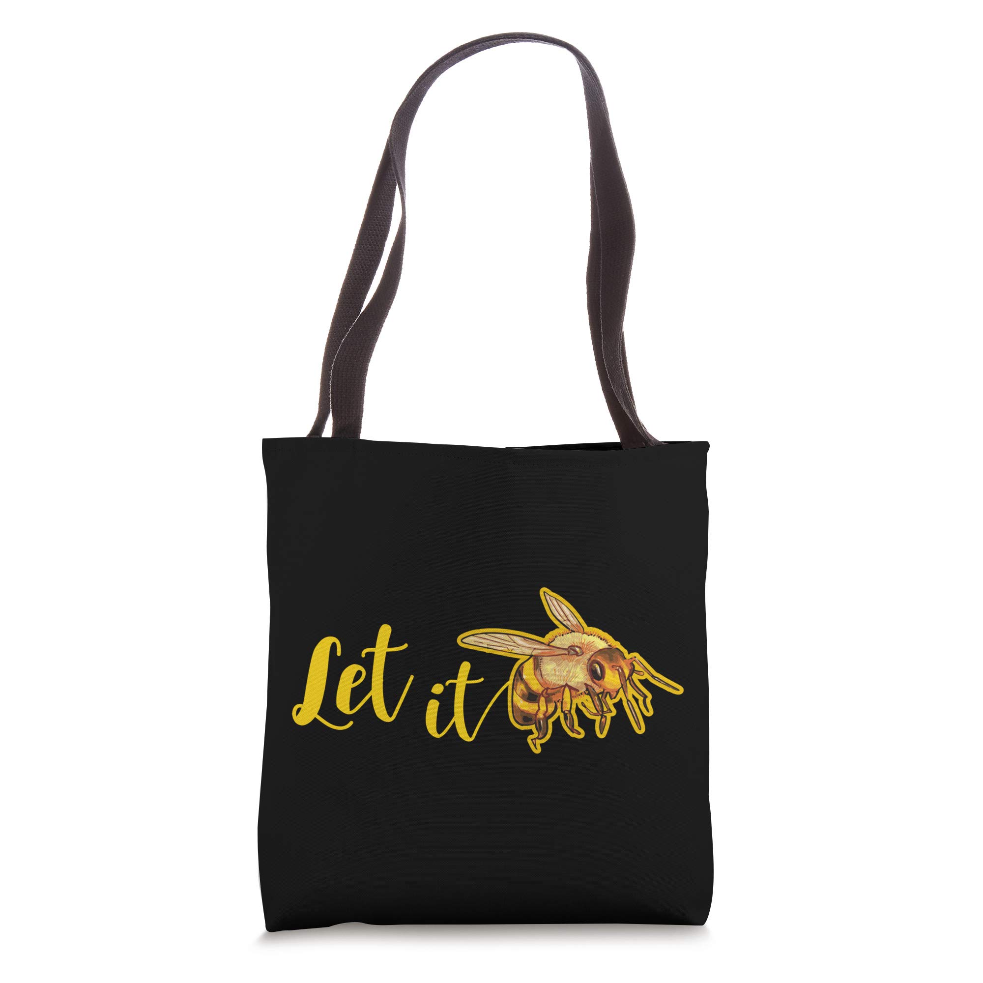 Beekeeper Gift - 'Let It Bee' Cute Honey Bee Tote Bag for Beekeeping & Gardening | Perfect for Farmers Market, Picnics & Outdoor Activities