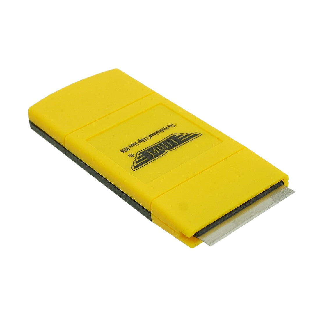 Ettore 1.5 Inch Plastic Pocket Scraper - Window Cleaning Tool for Home & Car Glass, Perfect for Removing Stickers, Paint & Hard Water Stains