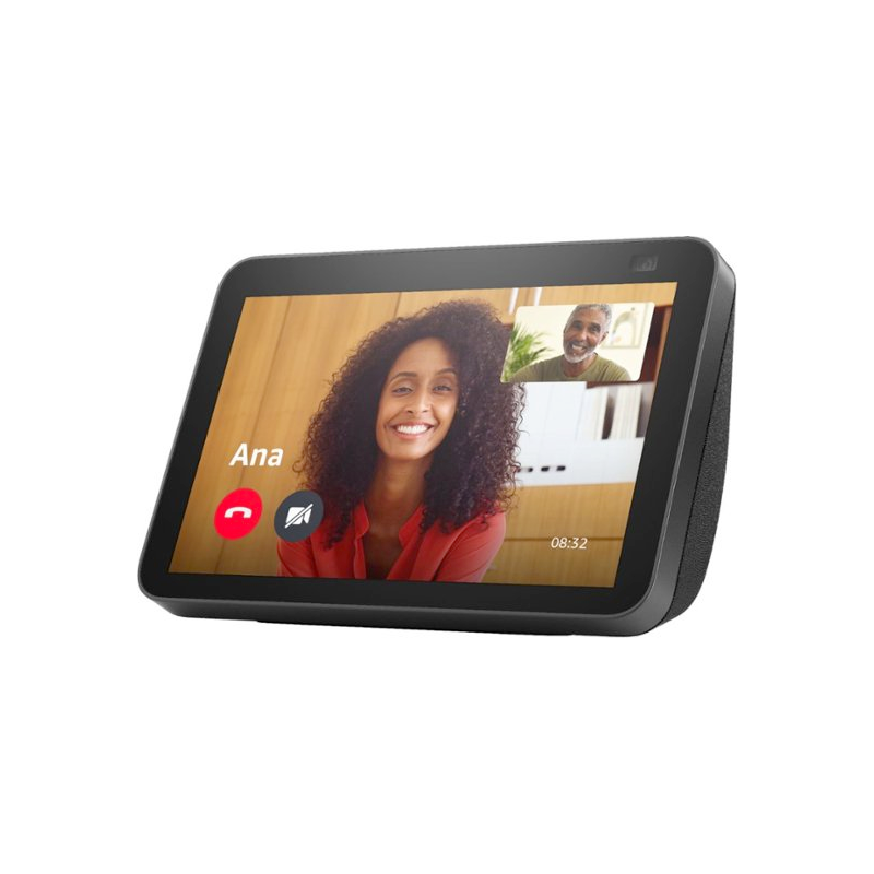 Amazon Echo Show 8 (2nd Generation) - Smart Display with Alexa - Black - Perfect for Home Control, Video Calls & Entertainment