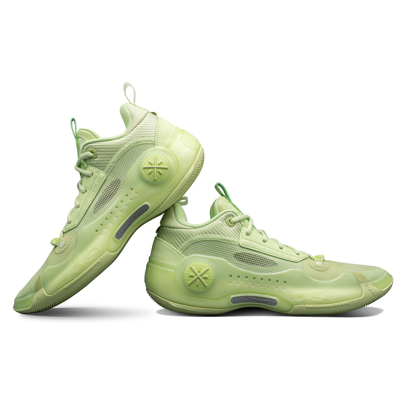 Way of Wade 10 Low Avocado Basketball Shoes - Lightweight Performance Sneakers for Men, Durable Court Shoes with Cushioning - Perfect for Indoor/Outdoor Games, Training & Streetwear Fashion