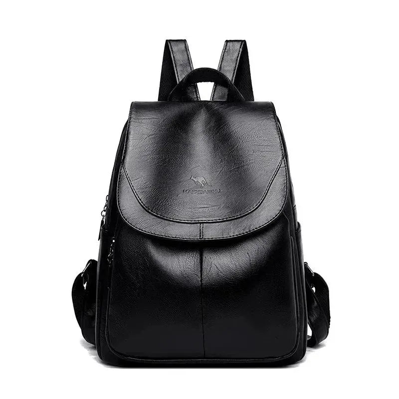 Premium Soft Leather Women's Backpack - Stylish & Durable for Work, Travel & Daily Use