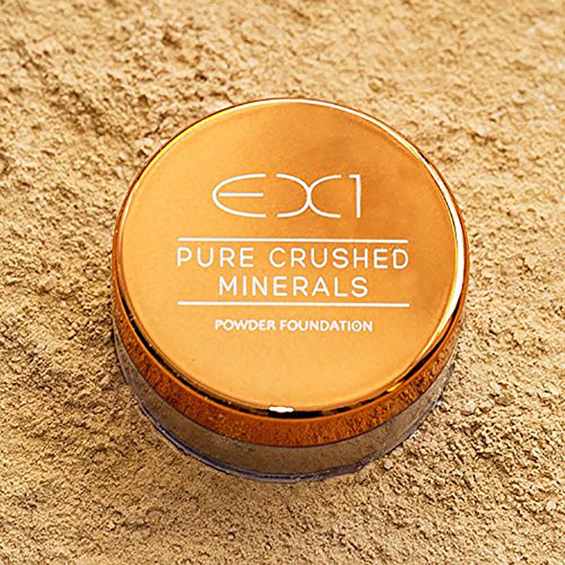 EX1 Pure Crushed Mineral Powder Foundation - 4.0g Oil-Free, Buildable Coverage for Flawless Skin | Natural Makeup for Daily Wear & Special Occasions