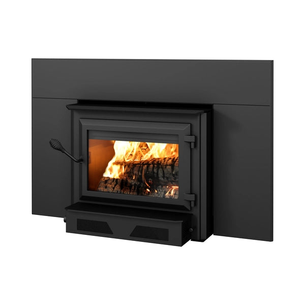 Ventis HEI350 High Efficiency Wood Burning Fireplace Insert with Faceplate Bundle - Perfect for Home Heating & Cozy Winter Nights