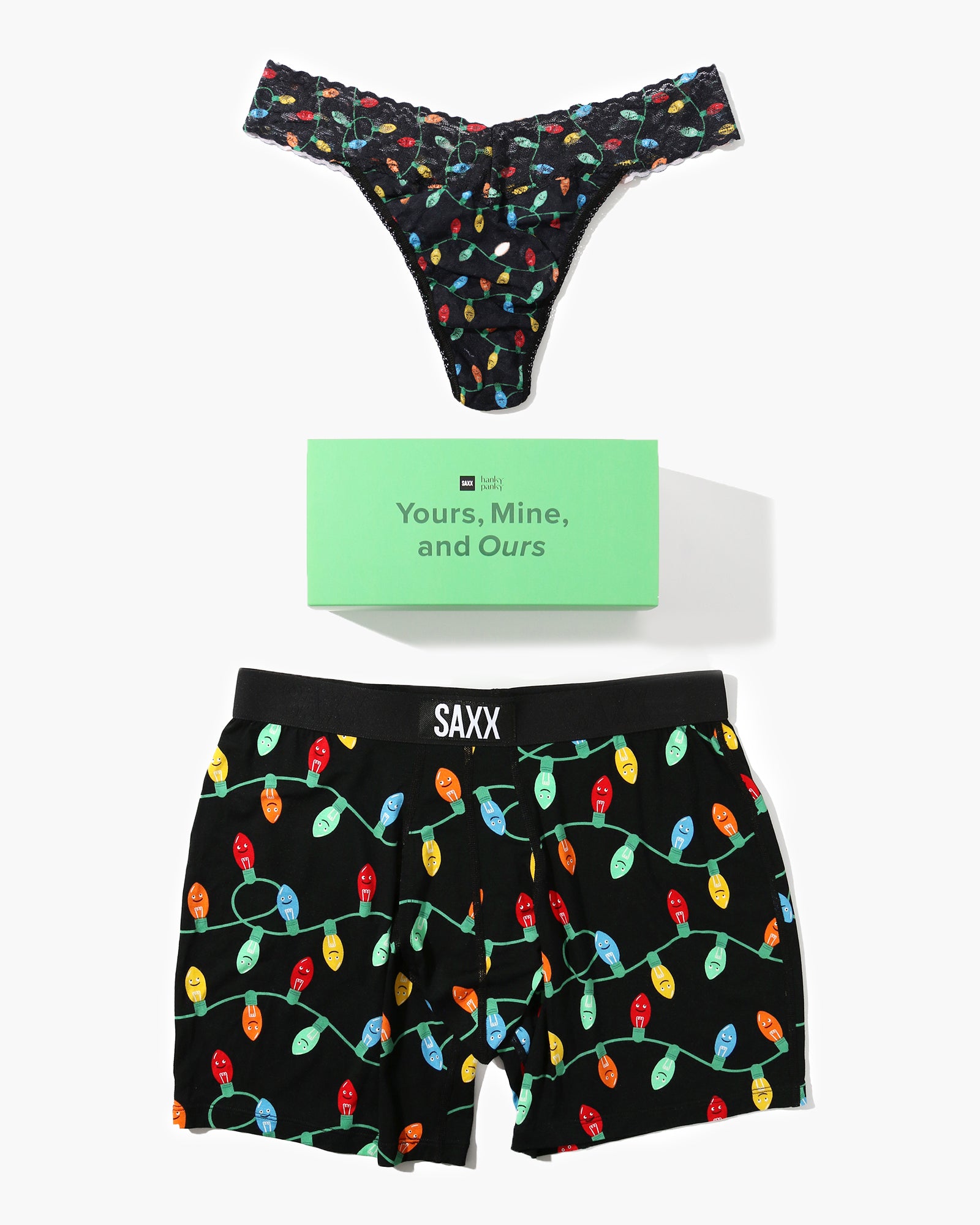 Yours & Mine Hanky Panky Collaboration - Romantic Couple's Gift for Anniversaries, Valentine's Day & Special Occasions