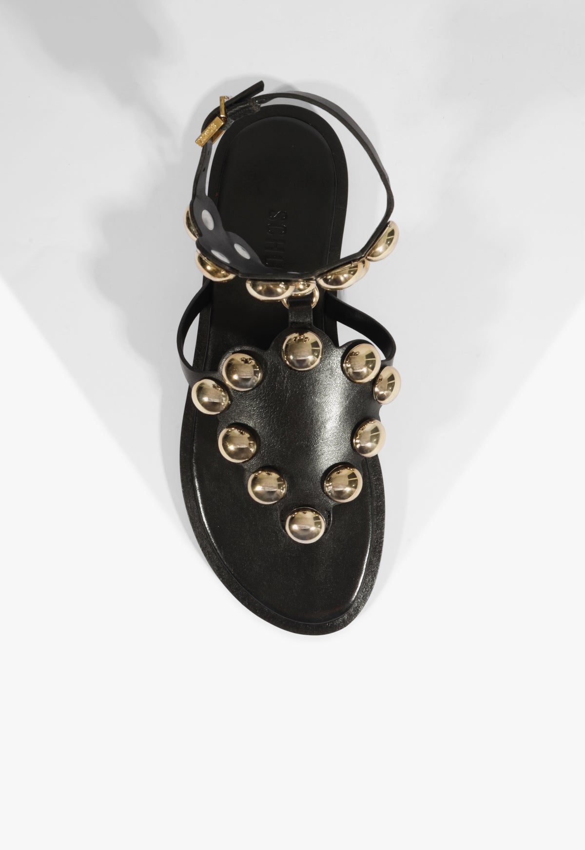 Mist Black Leather Flat Sandals for Women - Comfortable Summer Casual Shoes for Walking, Beach, and Vacation Outfits