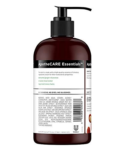 Purist Ginger Shampoo for Hair Growth & Scalp Care - Natural Anti-Dandruff & Volumizing Shampoo for Men & Women - Perfect for Daily Use & Sensitive Scalp