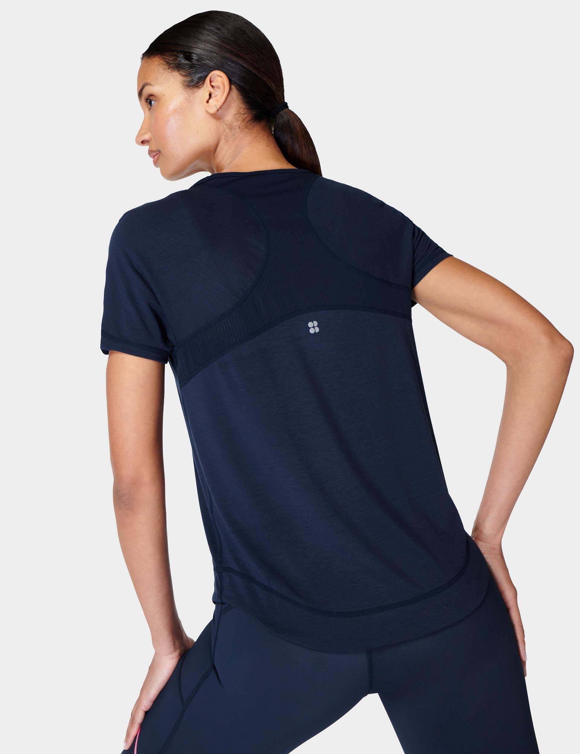 Breathe Easy Running T-Shirt for Men & Women - Moisture-Wicking Performance Tee in Navy Blue - Perfect for Jogging, Gym Workouts & Outdoor Activities