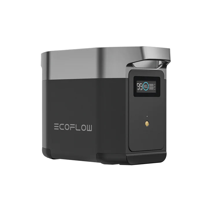 EcoFlow DELTA 2 Smart Extra Battery - 2400Wh Portable Power Station for Camping, RV, Home Backup & Outdoor Adventures | Expandable Solar Generator with Fast Charging