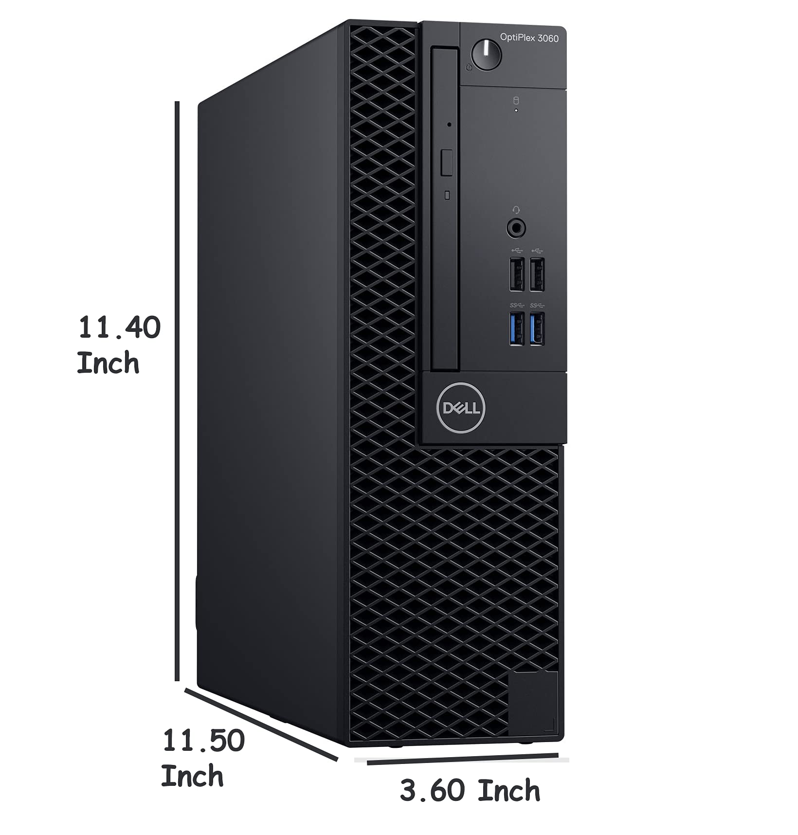 **Refurbished Dell Optiplex 3060 SFF Desktop PC - Intel Core i5-8400 8th Gen, 16GB DDR4 RAM, 512GB NVMe SSD + 2TB HDD, WiFi, Bluetooth, Windows 10 - Perfect for Home Office, Business & Gaming**