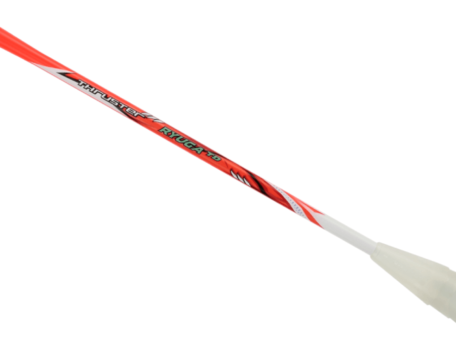 Victor Thruster K Ryuga TD D Unstrung Badminton Racket - Flame Red | Professional Carbon Fiber Badminton Racket for Competitive Play & Training | Perfect for Tournaments, Club Matches & Advanced Players