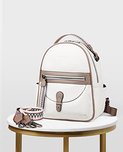 Pure White With Brown