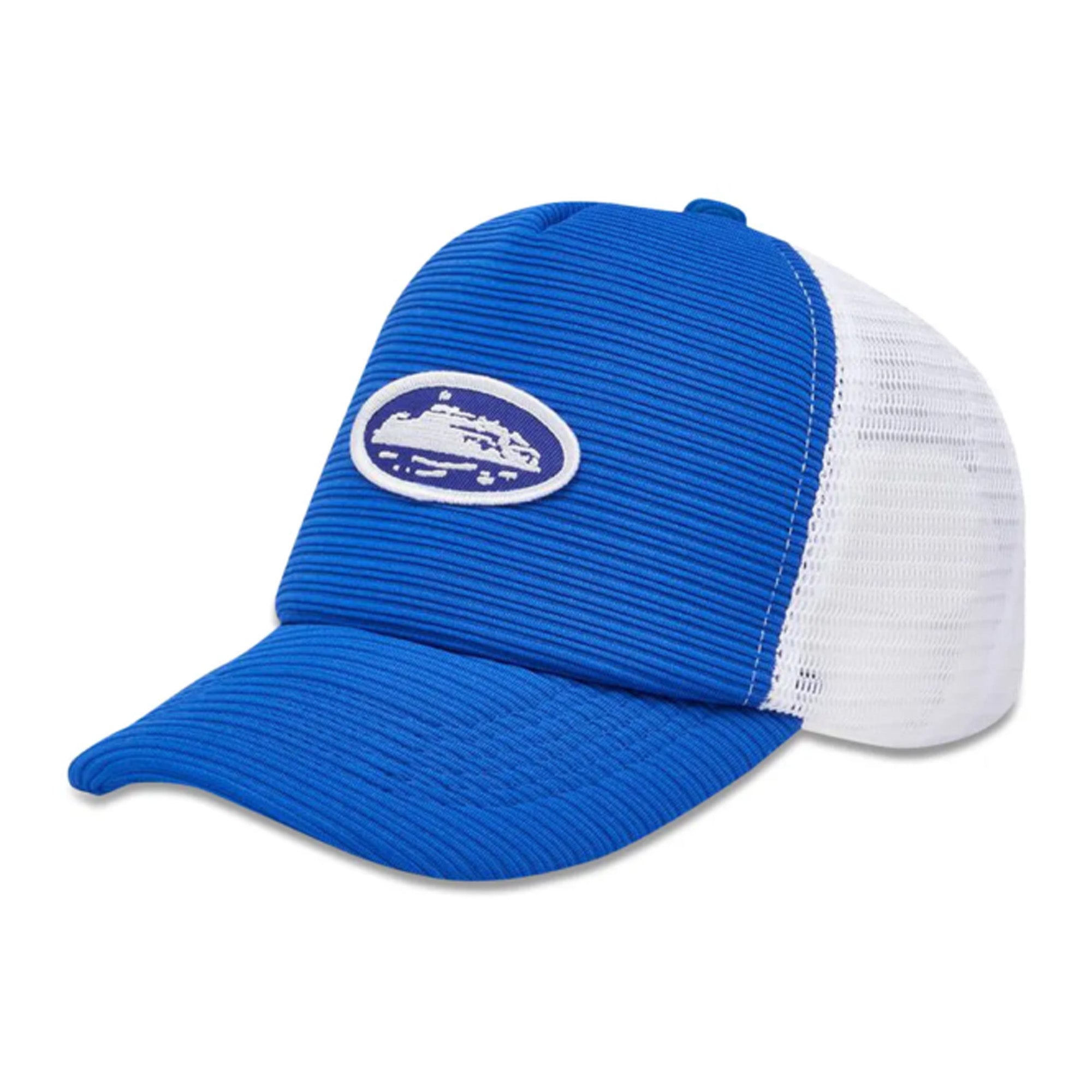 Corteiz Short Peak Trucker Hat 'Royal Blue' - Stylish Adjustable Snapback Cap for Men & Women - Perfect for Outdoor Activities, Sports, and Casual Wear (2024)