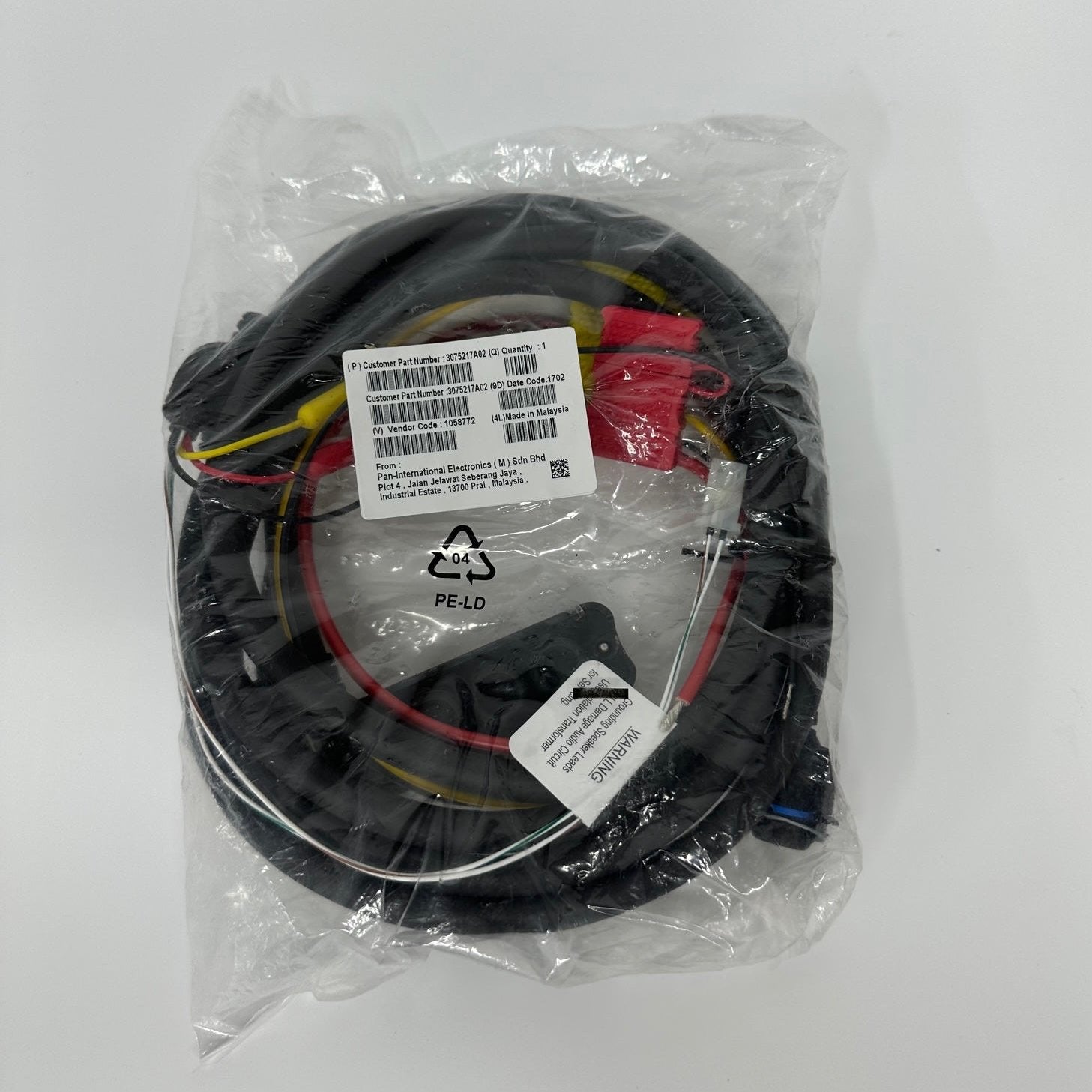 Motorola 3075217A02 Motorcycle Remote Control Cable for O5 Head - Compatible with Motorola O5 Headsets, Durable Replacement Part for Bike Communication Systems - Perfect for Long Rides, Group Tours & Adventure Motorcycling