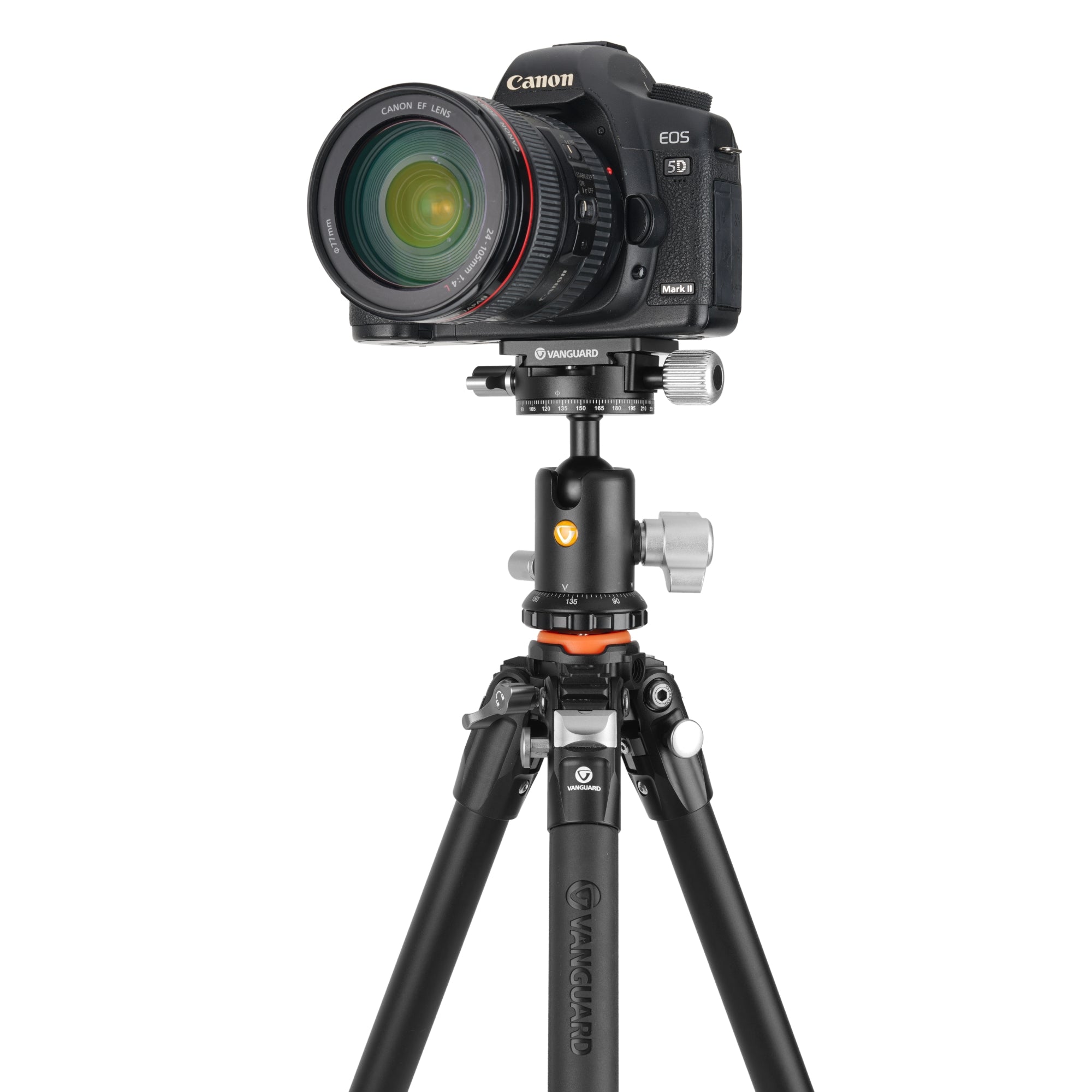 VEO 5 234AB 110S Aluminum Tripod with Dual Axis Head - Professional Camera & Smartphone Tripod Stand for Photography, Vlogging, and Live Streaming - Compact & Lightweight for Travel and Outdoor Shoots
