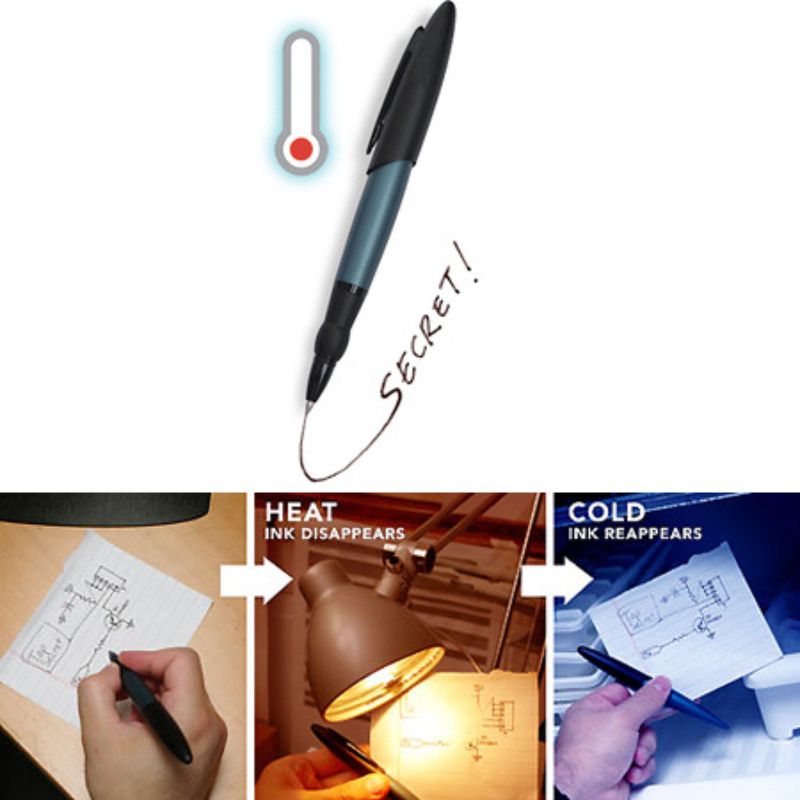 Spy Gadget - Mossad Disappearing Ink Pen for Secret Messages, Invisible Writing & Pranks | Perfect for Espionage, Magic Tricks & Office Fun