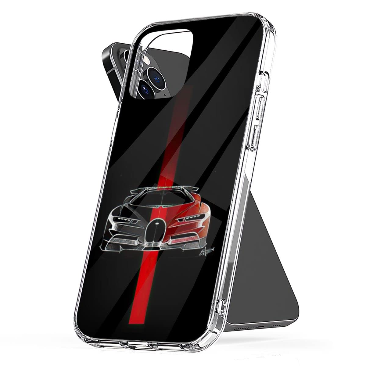 Premium Shockproof Waterproof Phone Case Cover for iPhone 6/7/8/Xr/11/12/13/Pro Max/SE 2020 & Samsung S10/S20/S21 - Bugatti X Chiron Design, Anti-Scratch Protection - Perfect for Outdoor Activities, Travel and Daily Use
