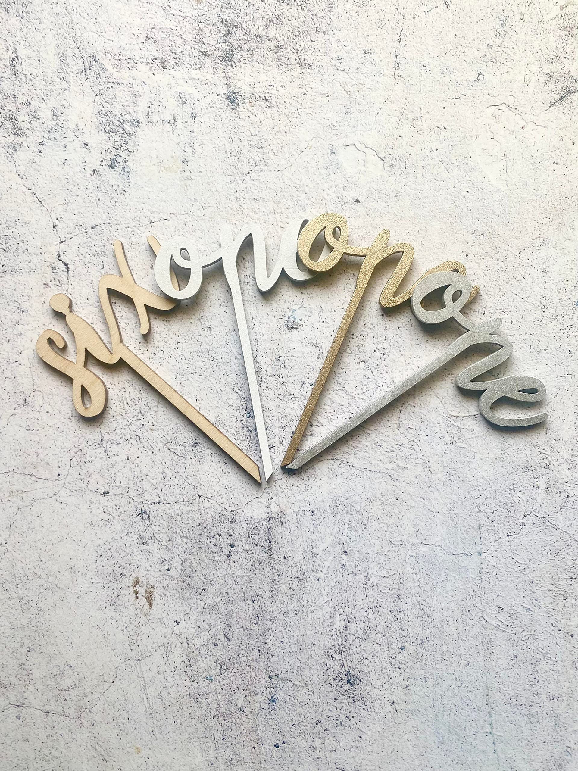 Baby In Bloom Wood Cake Topper - Personalized & Customized Spring Baby Shower & First Birthday Cake Decoration - Perfect for Baby Showers, 1st Birthday Parties & Gender Reveals