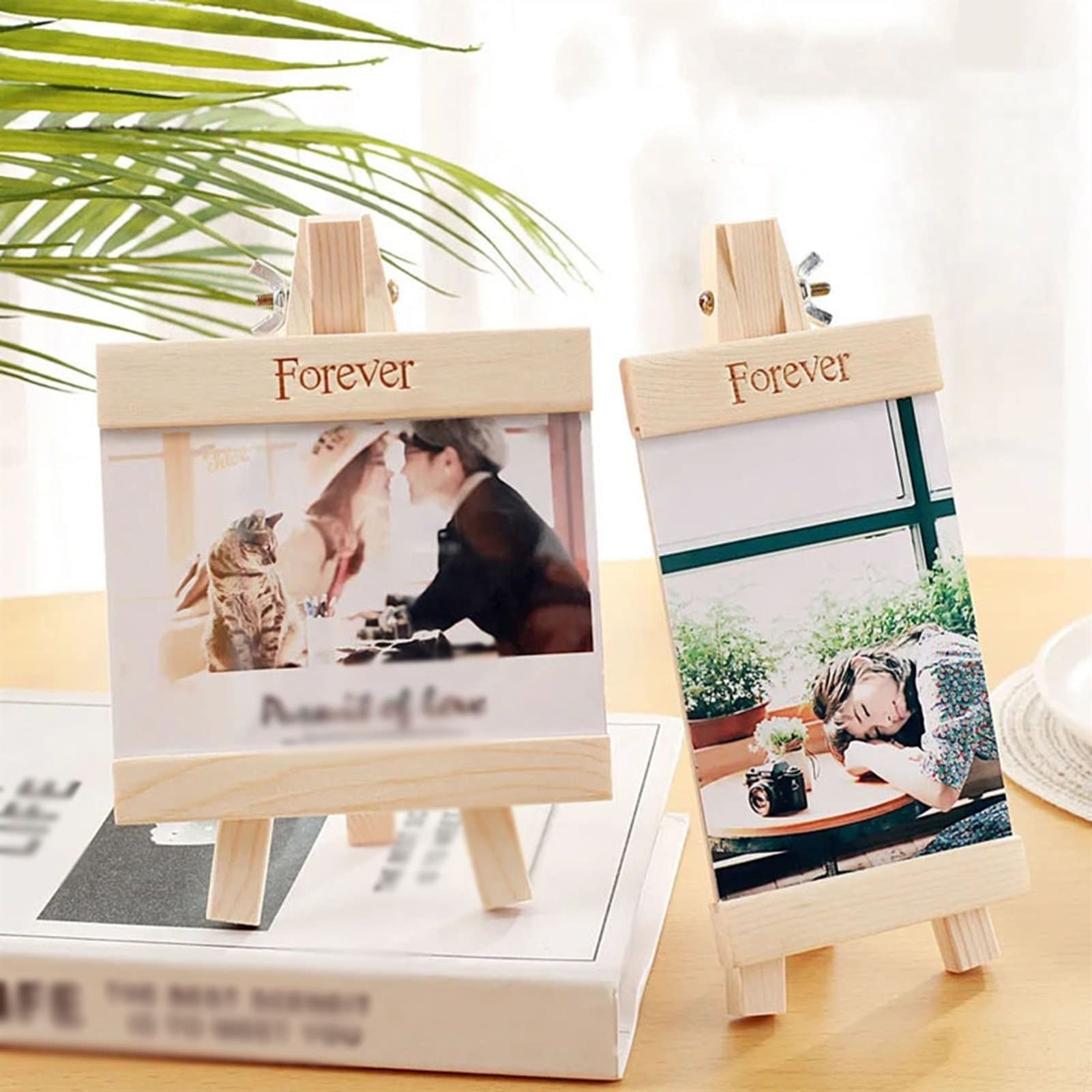 Creative Tripod Photo Frame - Nordic Style Desktop Decor for Home & Office - Perfect for Displaying Family Photos, Travel Memories, and Artwork (1 PC)