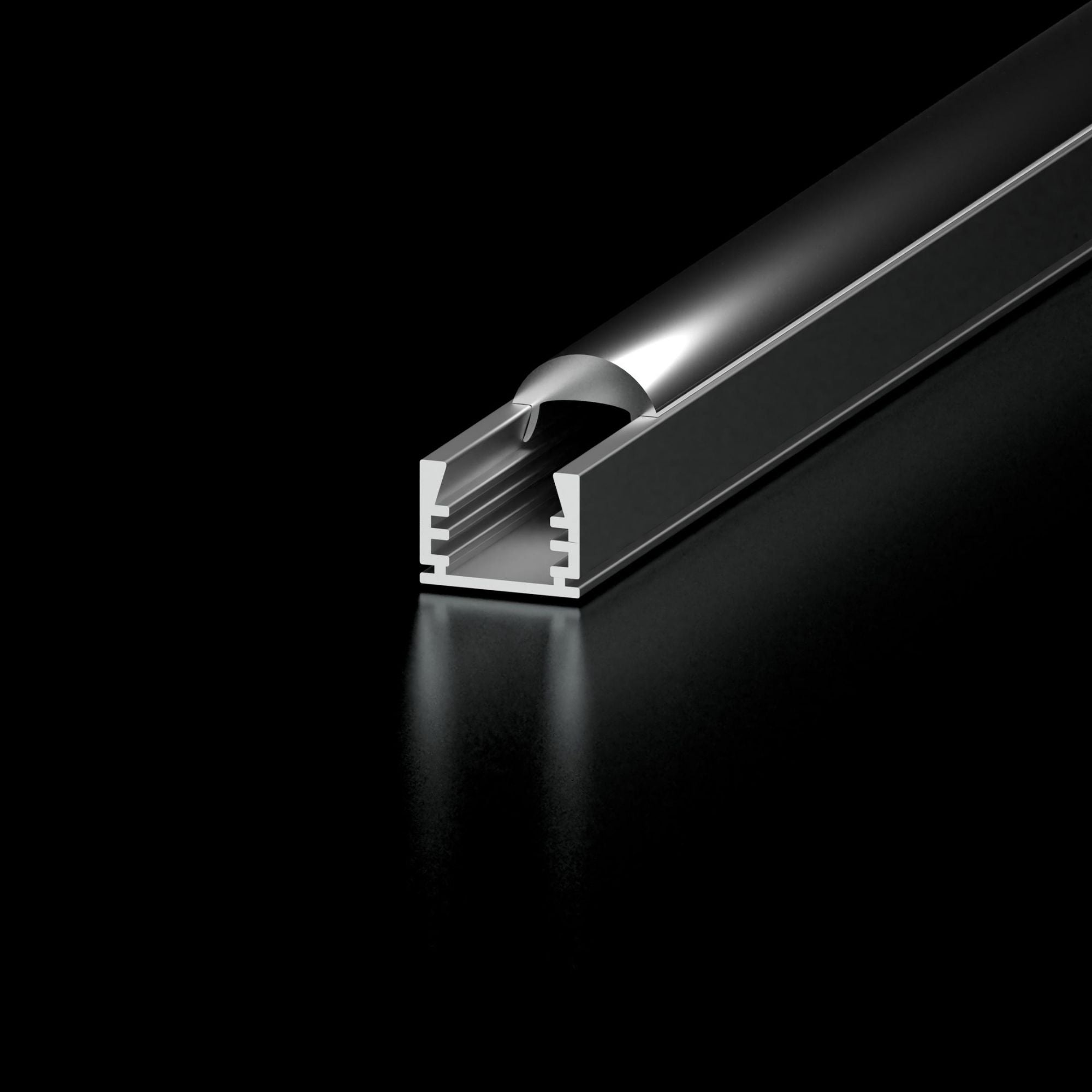 48 Narrow Beam Grazer Channel Light - Clear Matte Optic Lens - Aluminum Housing - Perfect for Accent Lighting, Wall Washing, and Architectural Illumination