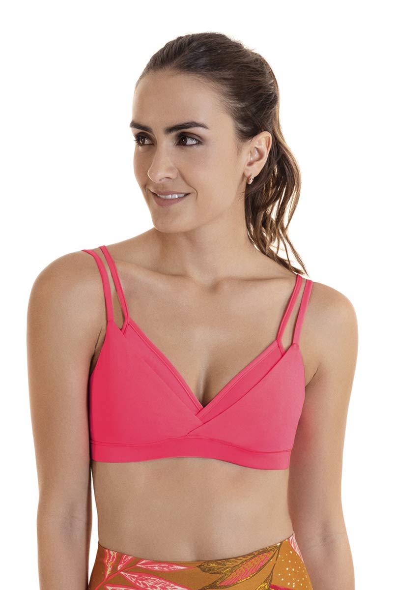 Maaji Women's Low Impact Sports Bra with Soft Cups - Comfortable Yoga & Workout Bra for Running, Pilates, Gym & Lounge Wear