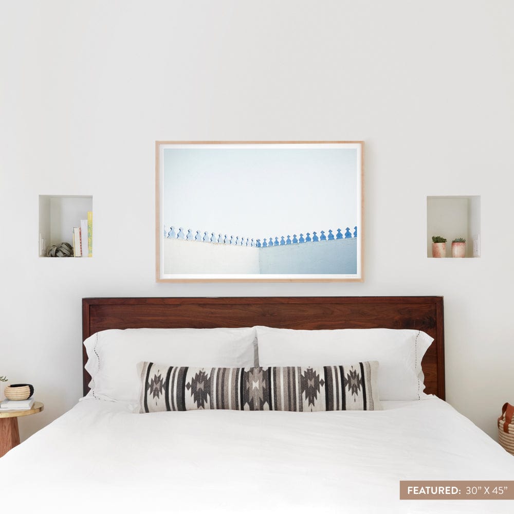 Blue City 2 Fine Art Prints - Wall Decor for Living Room, Bedroom & Office - Modern Landscape Painting for Home & Office Decor