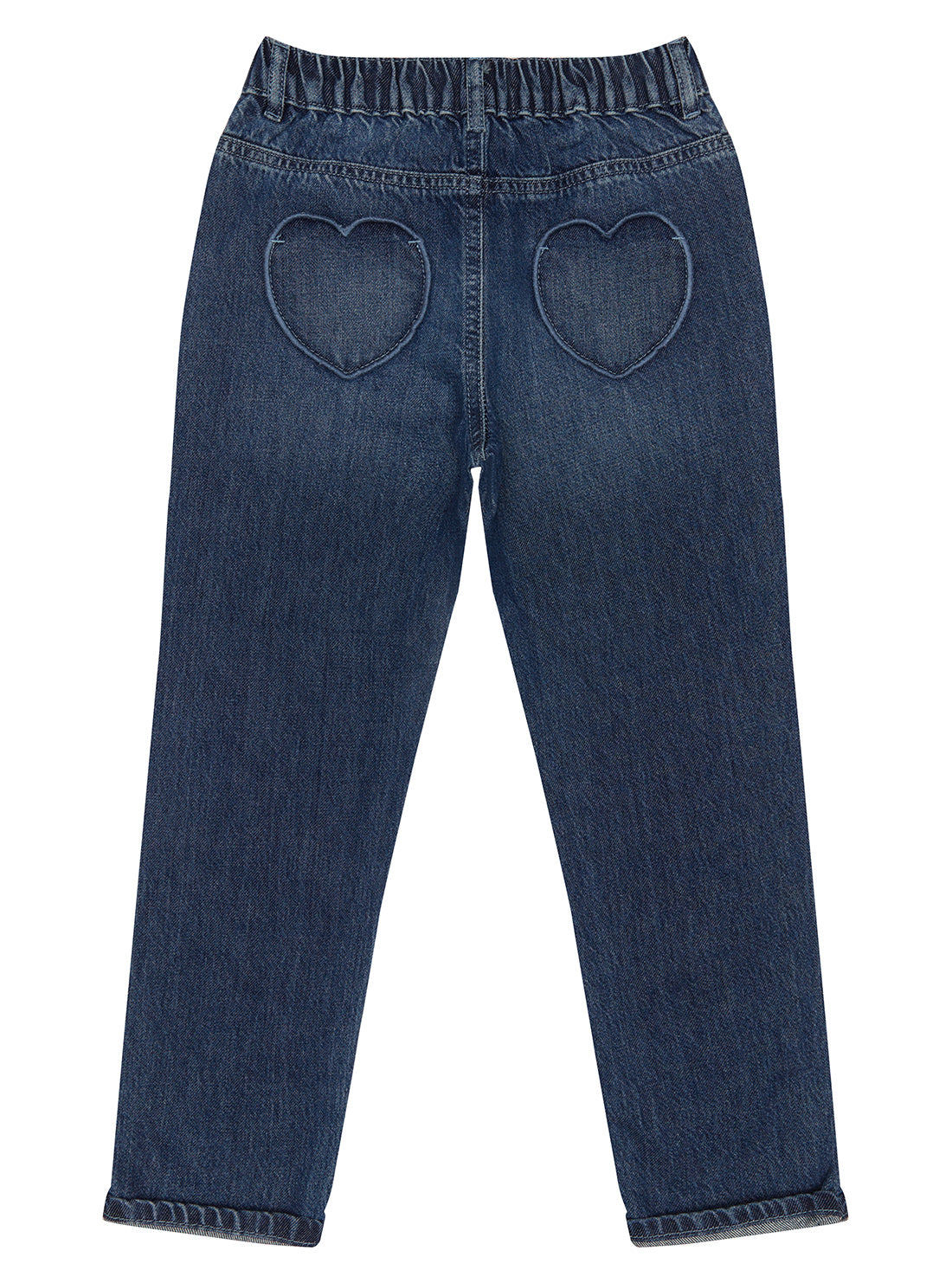 Blue Denim High Rise Mom Jeans for Women (Size 2-7) - Comfortable & Stylish for Casual Wear, Work, and Everyday Outfits