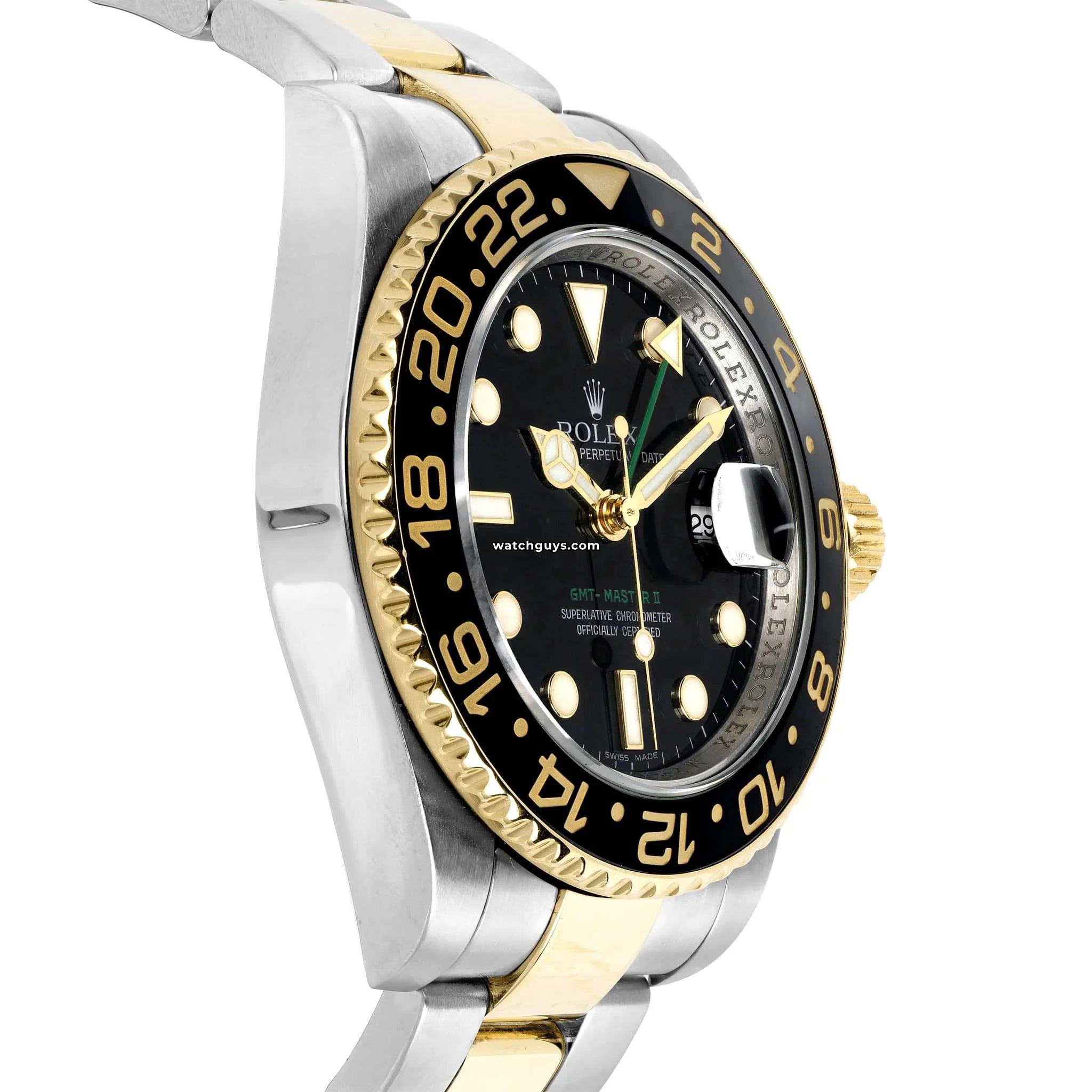 Rolex GMT Master II 116713LN Men's Luxury Watch - Two-Tone Stainless Steel & Gold - Automatic Movement - Perfect for Travel, Business & Special Occasions