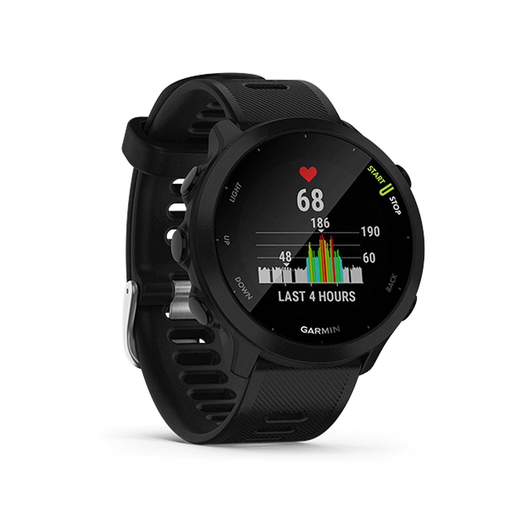 Garmin Forerunner 55 GPS Running Watch with Heart Rate Monitor - Lightweight Smartwatch for Men & Women - Track Distance, Pace, VO2 Max - Perfect for Jogging, Training & Fitness Tracking